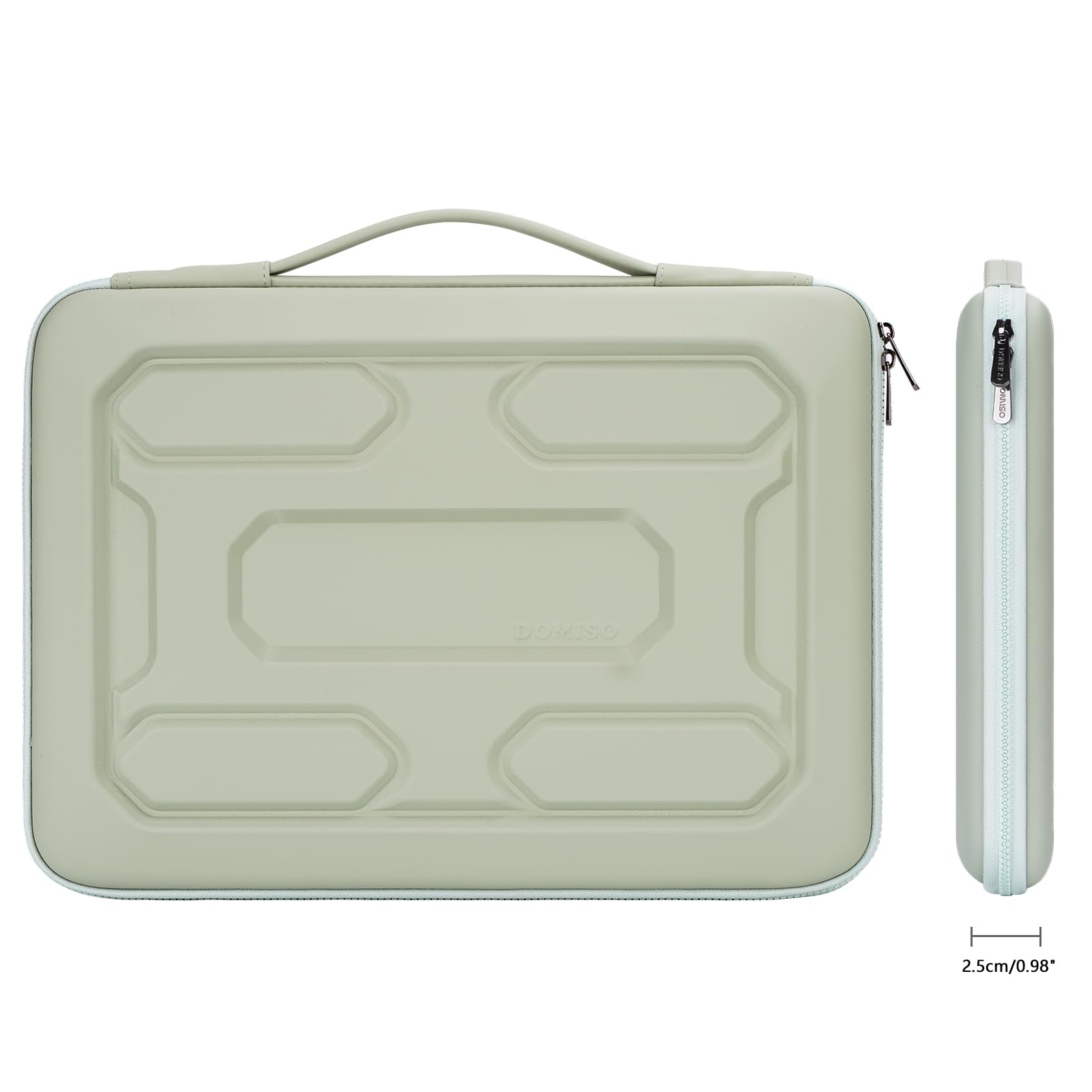 Domiso EVA Laptop Bag 17,3 pollici custodia laptop verde menta antiurto