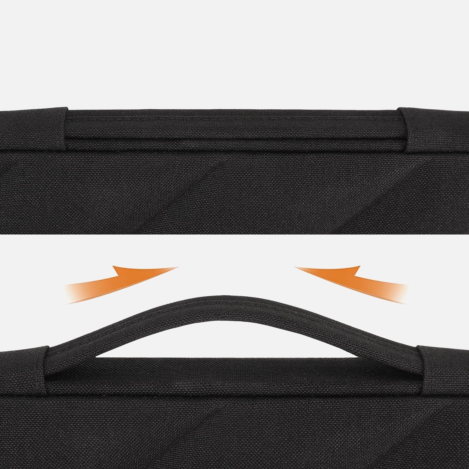 Domiso Laptop Sleeve 17,3 pollici custodia nera impermeabile