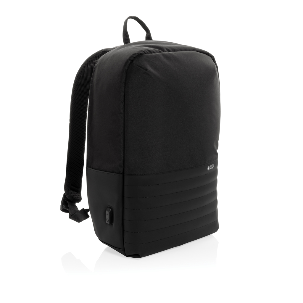 Swiss Peak Zaini zaino porta PC antitaccheggio 15,6″ AWARE™ RFID nero