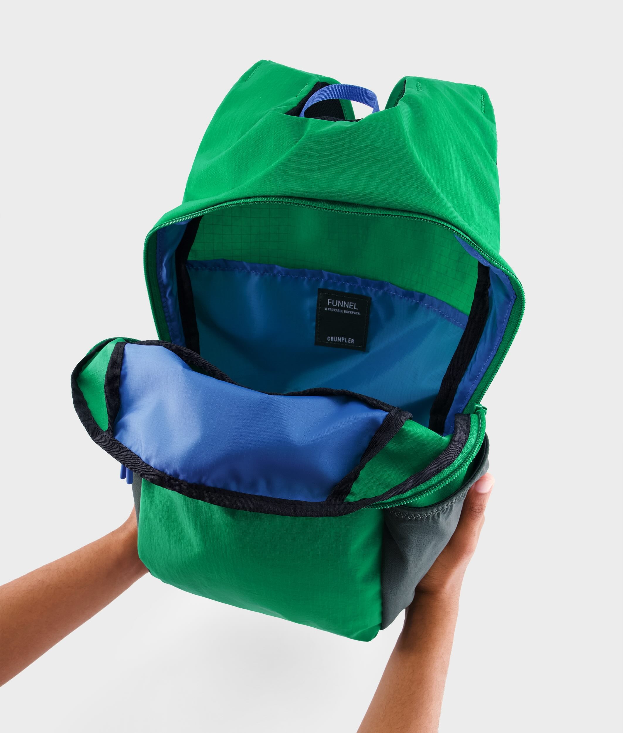 Crumpler Backpacks and Daypacks Funnel zaino pieghevole indigo