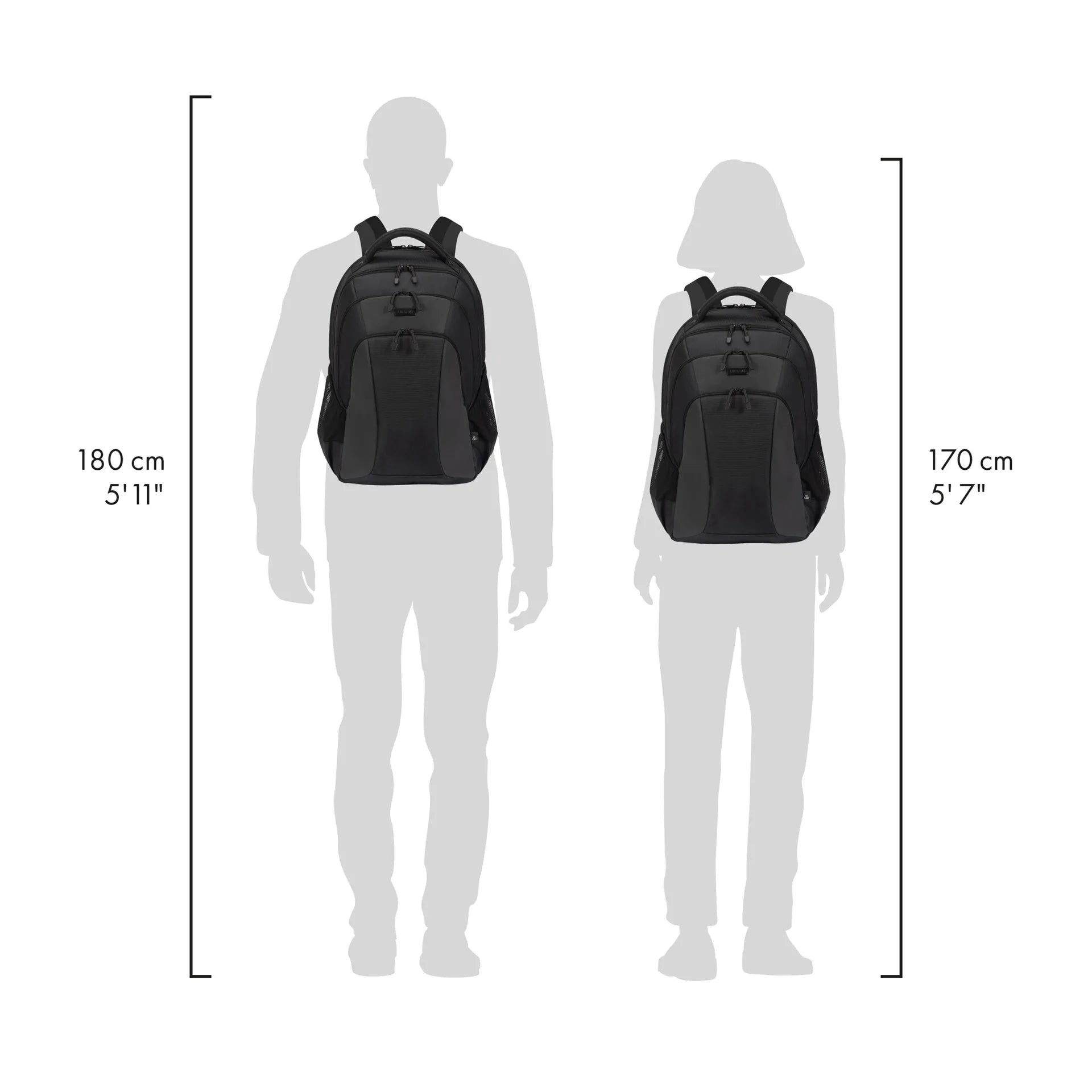 BASE XXO Backpacks SEEKER II zaino 13-16 nero in PET riciclato
