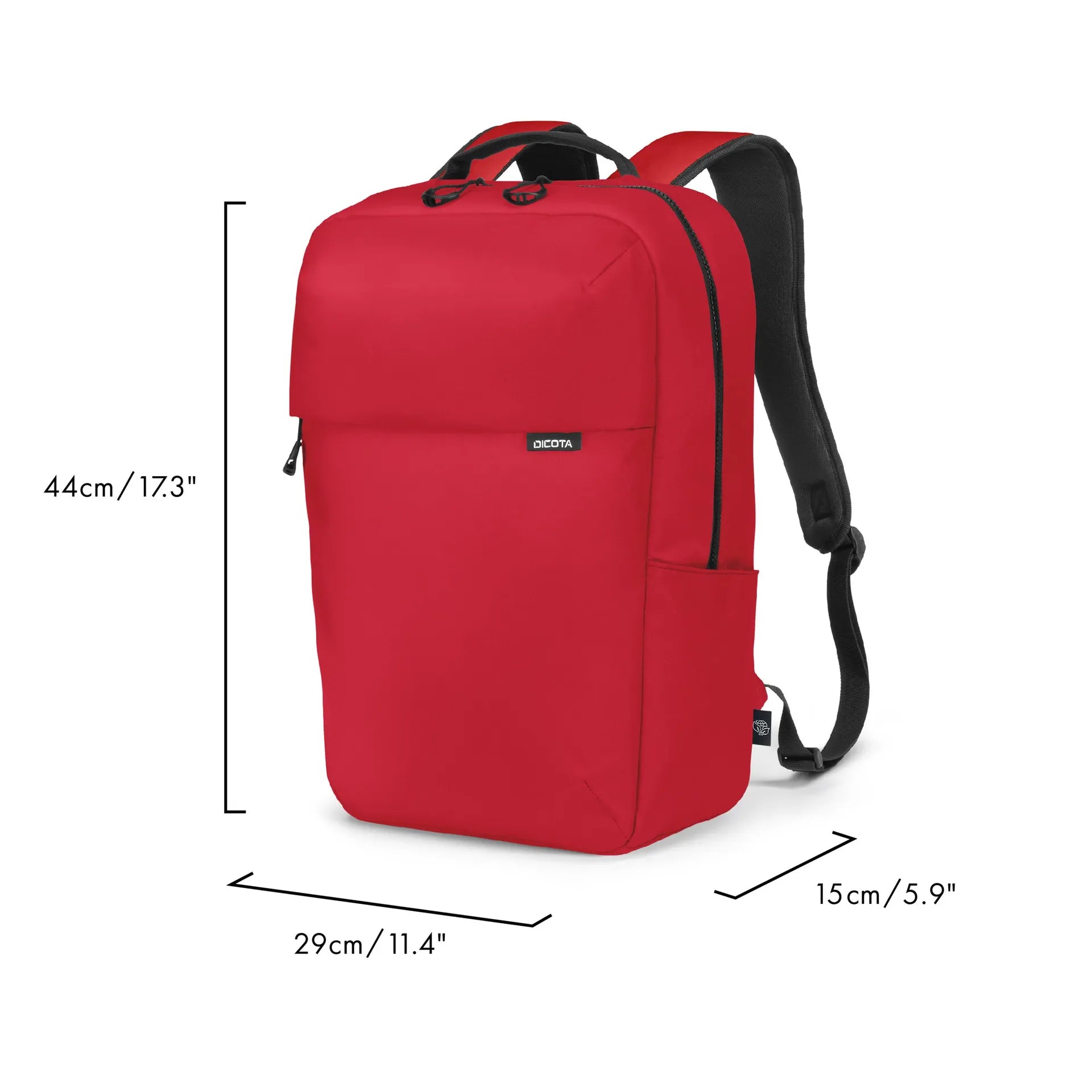 BASE XXO Backpacks Backpack COMMUTER 13-16 Red zaino rosso idrorepellente