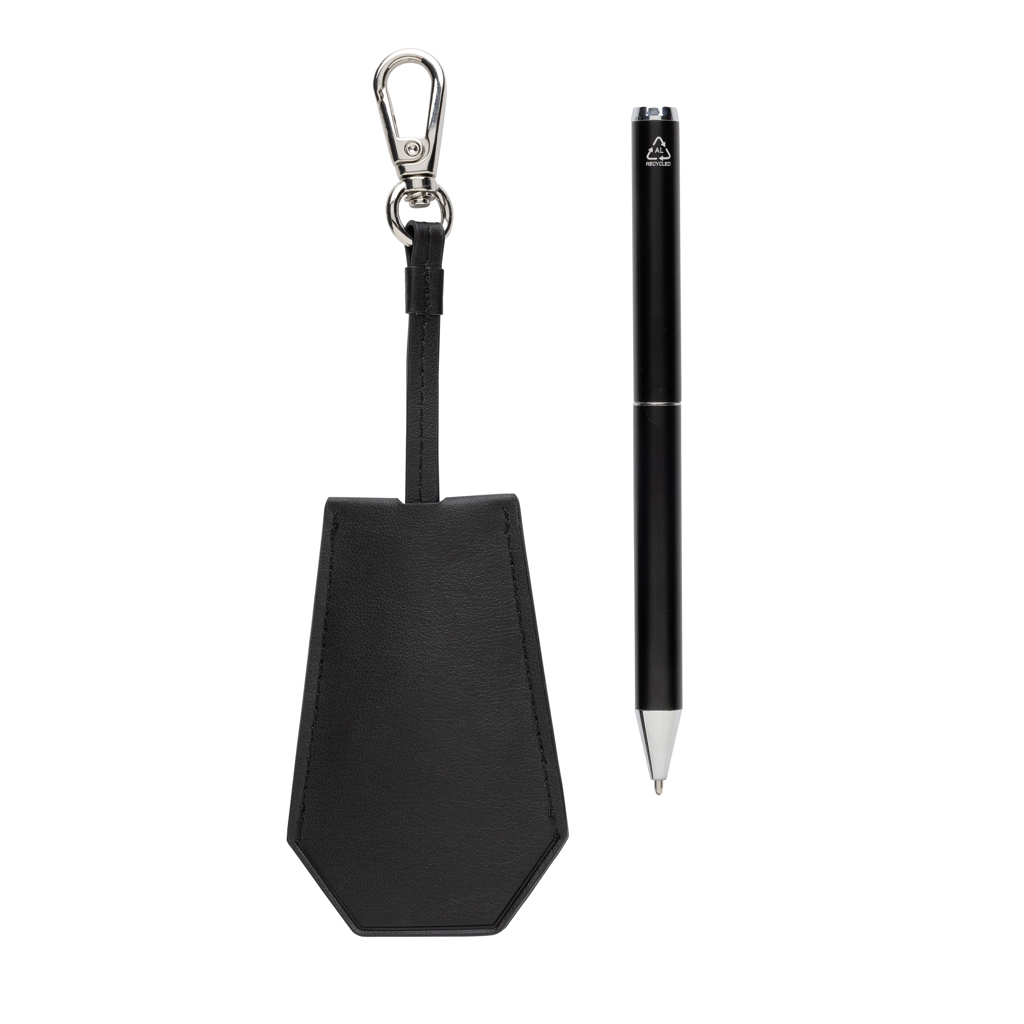 Swiss Peak Ufficio & Scrittura Tula set penna e portachiavi nero RCS