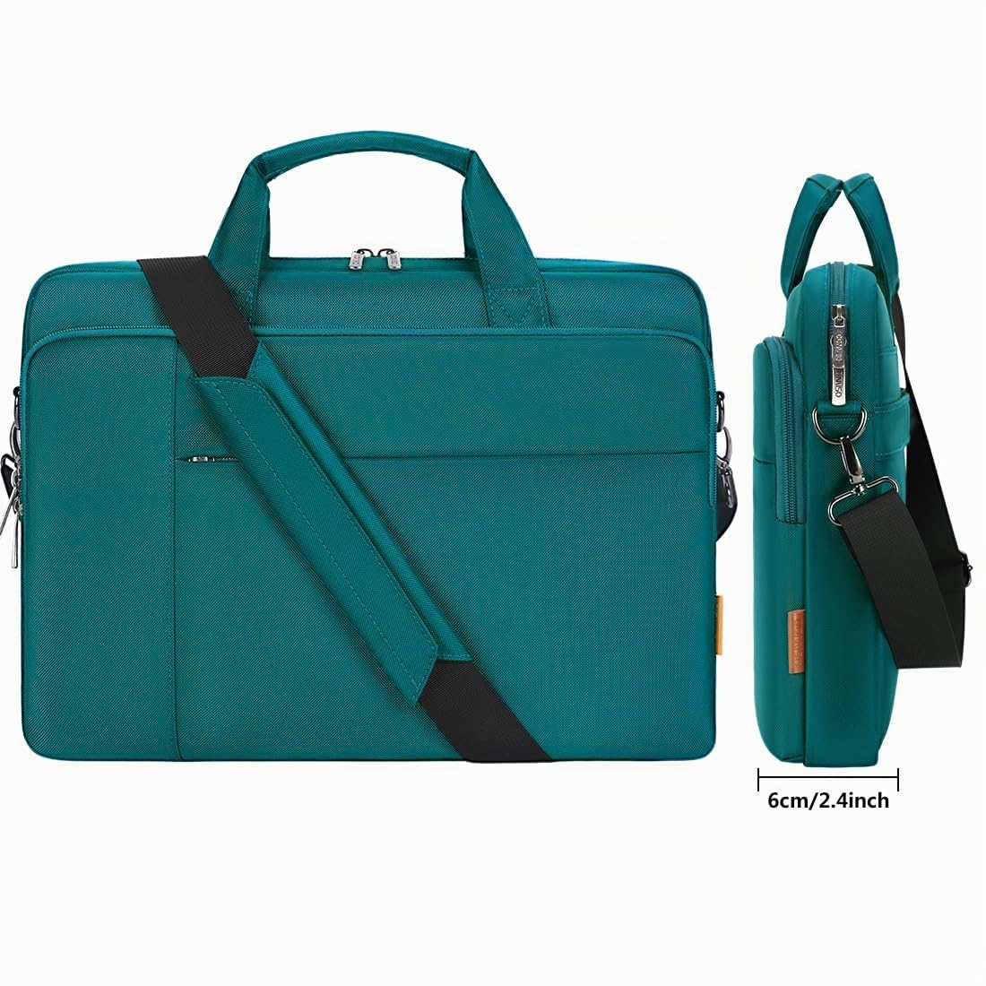 Domiso Laptop Briefcase 17,3 pollici borsa laptop turchese impermeabile