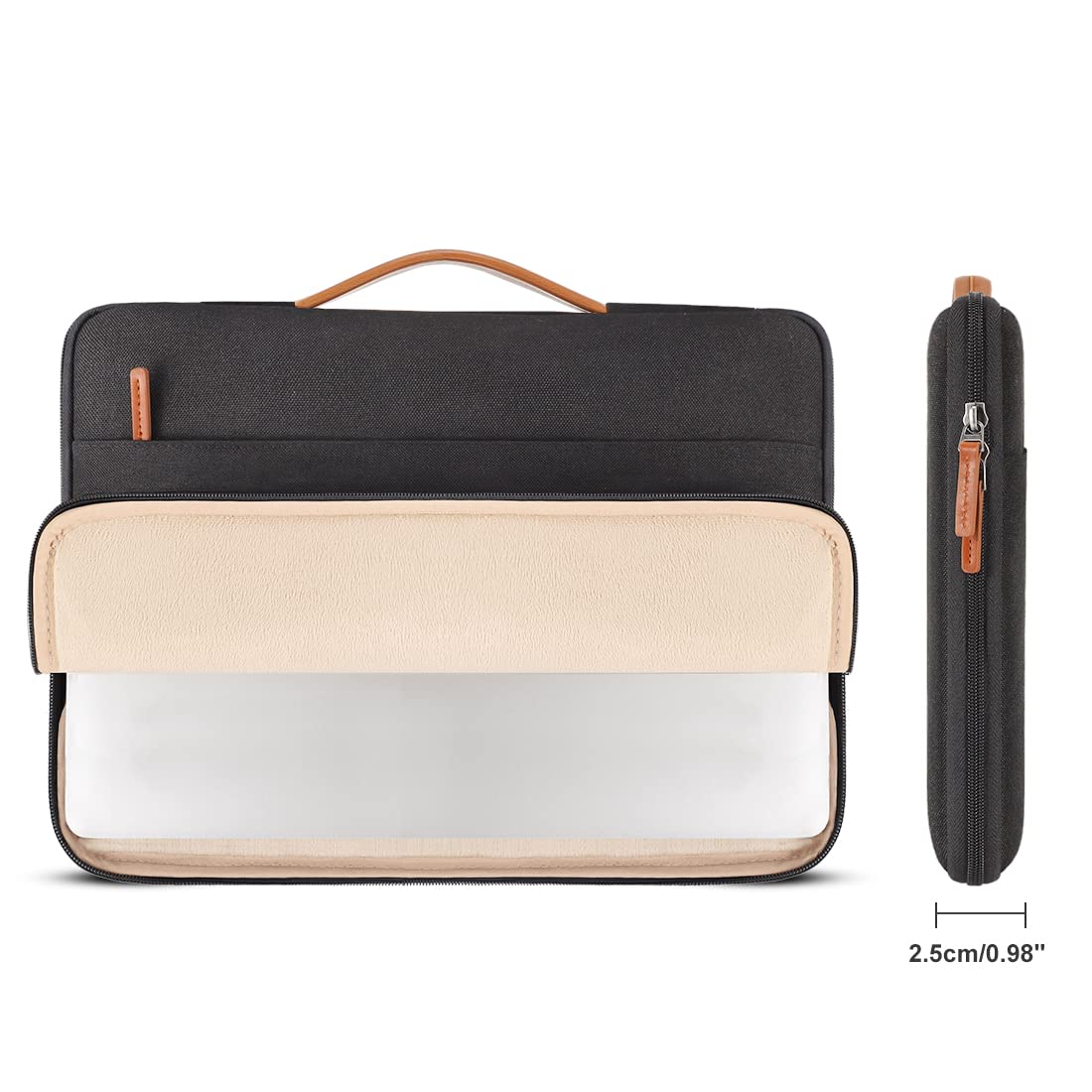 Domiso Laptop Sleeve 17,3 pollici custodia Nero impermeabile