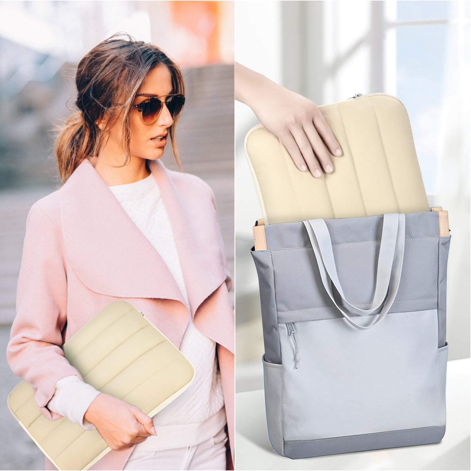 Bagasin Puffy Laptop Sleeve custodia laptop morbida idrorepellente