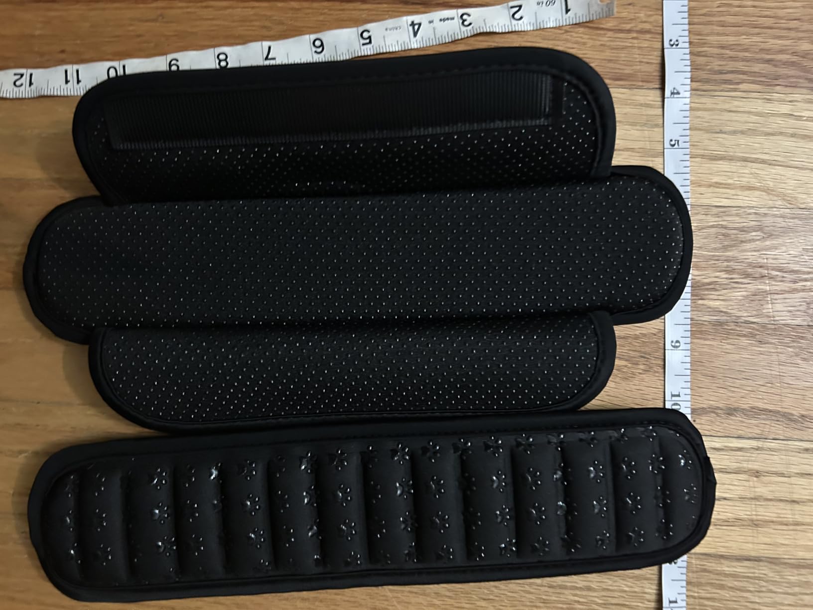 ZINZ Shoulder Pads poggiatesta 3D 2 pezzi nero antiscivolo