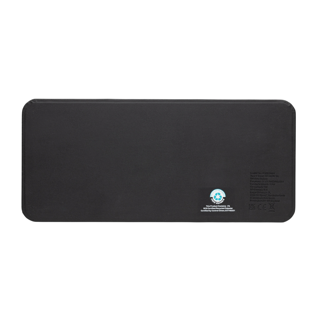Swiss Peak Tech caricatore wireless 3 in 1 pieghevole nero RCS