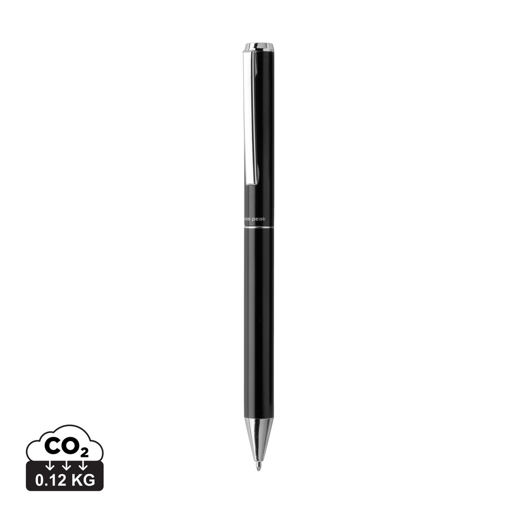 Swiss Peak Ufficio & Scrittura Penna Cedar alluminio riciclato certificato RCS nera