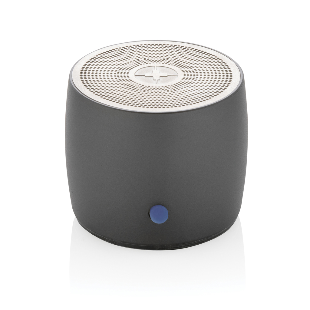 Swiss Peak Audio speaker bass 3W grigio in alluminio riciclato RCS