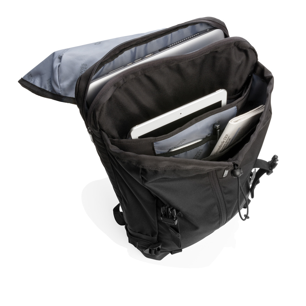Swiss Peak Zaini zaino porta PC 17″ nero ultraleggero
