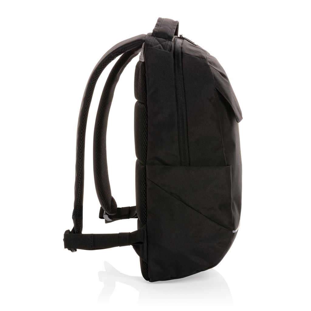 Swiss Peak Zaini Brooke zaino porta PC 15,6″ nero in poliestere riciclato