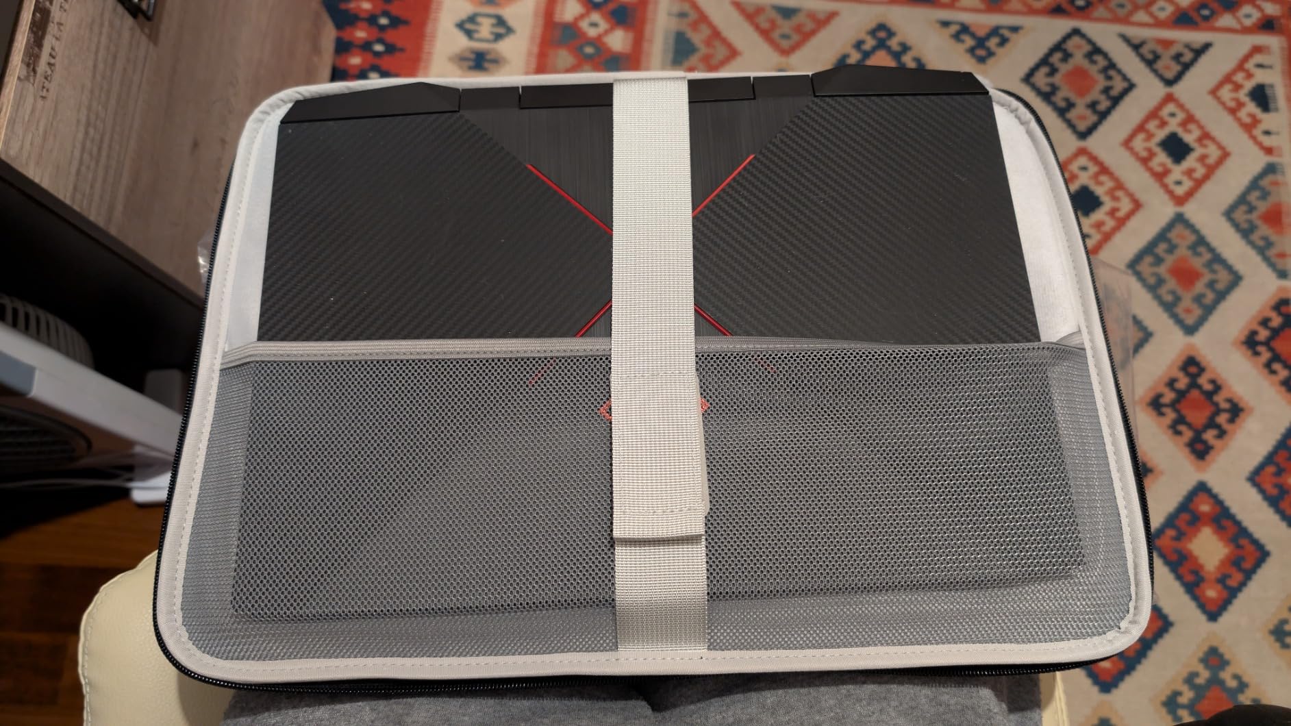 Domiso Laptop Sleeve 17,3 pollici custodia nera impermeabile