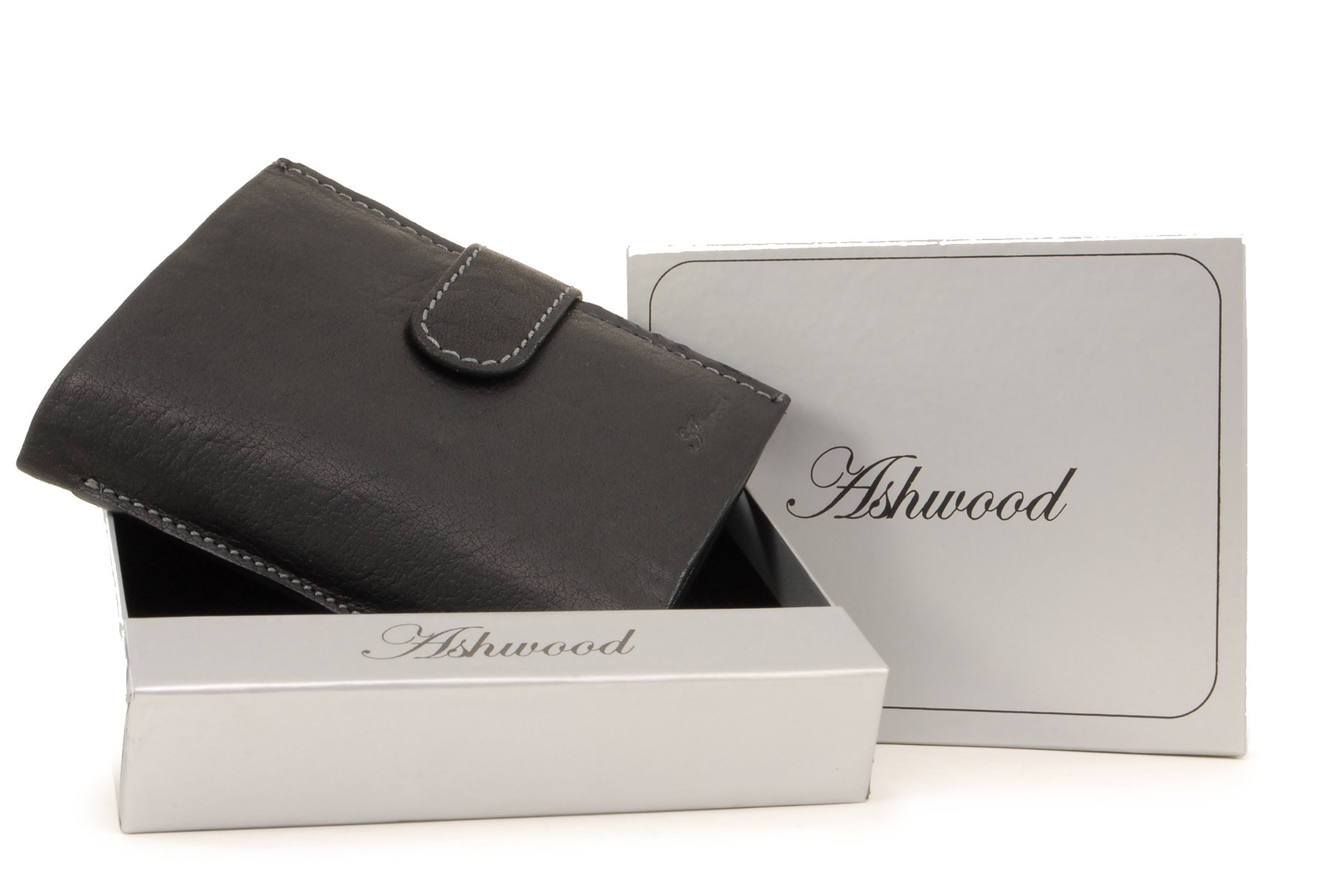 Ashwood Kingston Leather Companion 1412 portafoglio uomo in pelle
