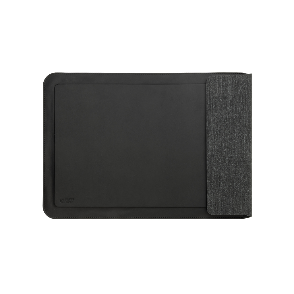 Swiss Peak Borse porta PC Tasca per PC 14-15,6″ ricarica magnetica wireless nera, 15W