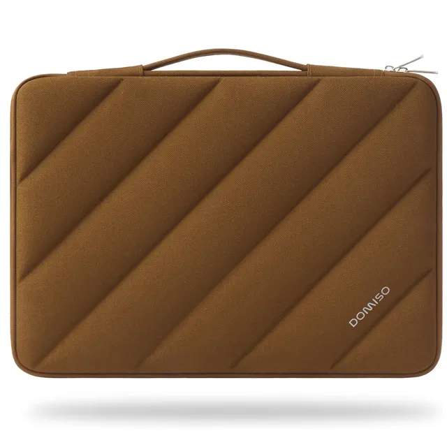 Domiso Laptop Sleeve 17,3 pollici custodia caramello impermeabile