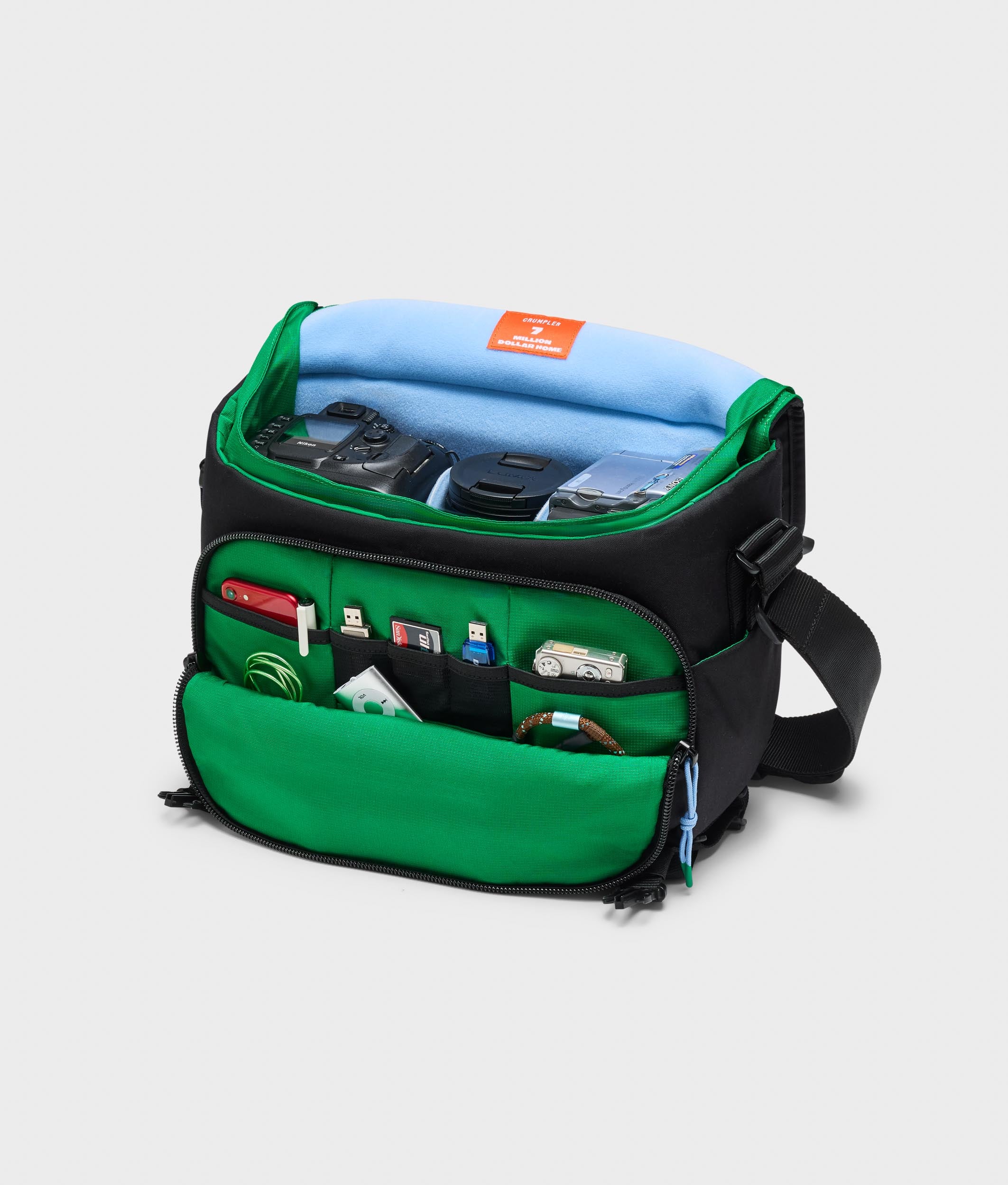 Crumpler Camera Bags & Straps 7 Million Dollar Home borsa fotografica nera per reflex