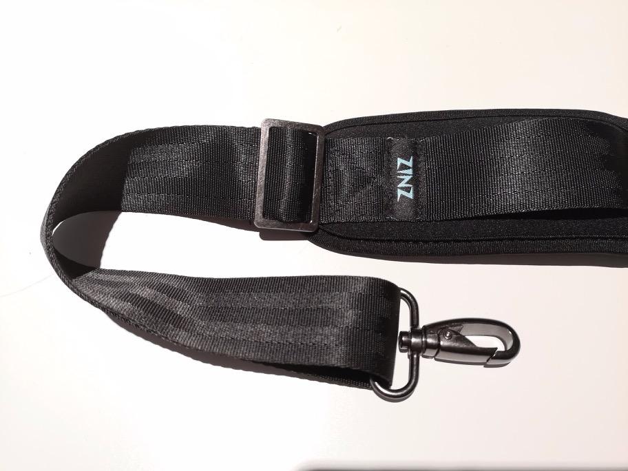ZINZ Shoulder Pads Cinturino Regolabile con Imbottitura Fissa Spessa tracolla nera