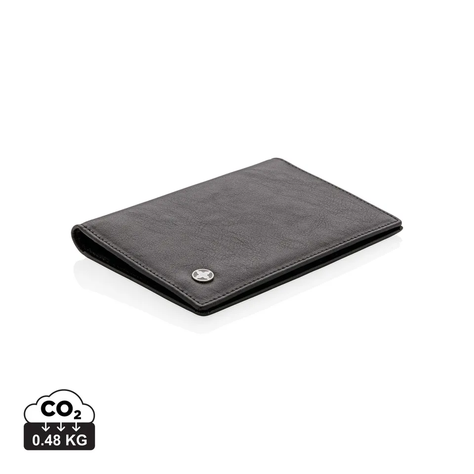 Swiss Peak Accessori da viaggio porta passaporto RFID nero PU