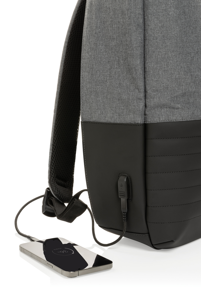 Swiss Peak Zaini AWARE™ RFID zaino porta PC 15.6″ grigio antitaccheggio