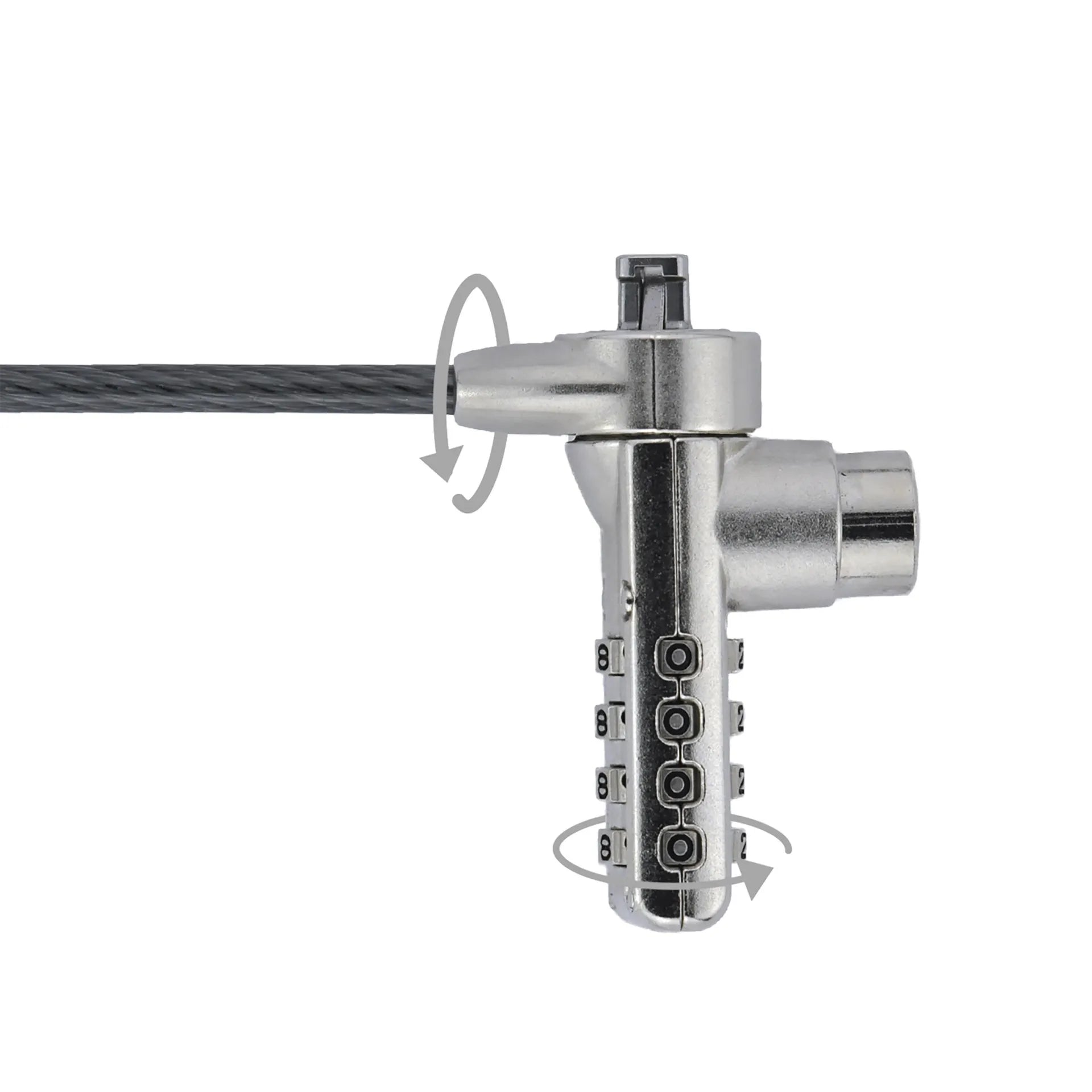 BASE XXO Security Locks T-Lock cavo di sicurezza con combinazione 3 x 7 mm