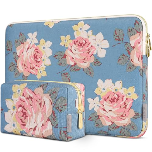 Domiso Laptop Sleeve 17,3 Pollici Custodia Impermeabile Blu