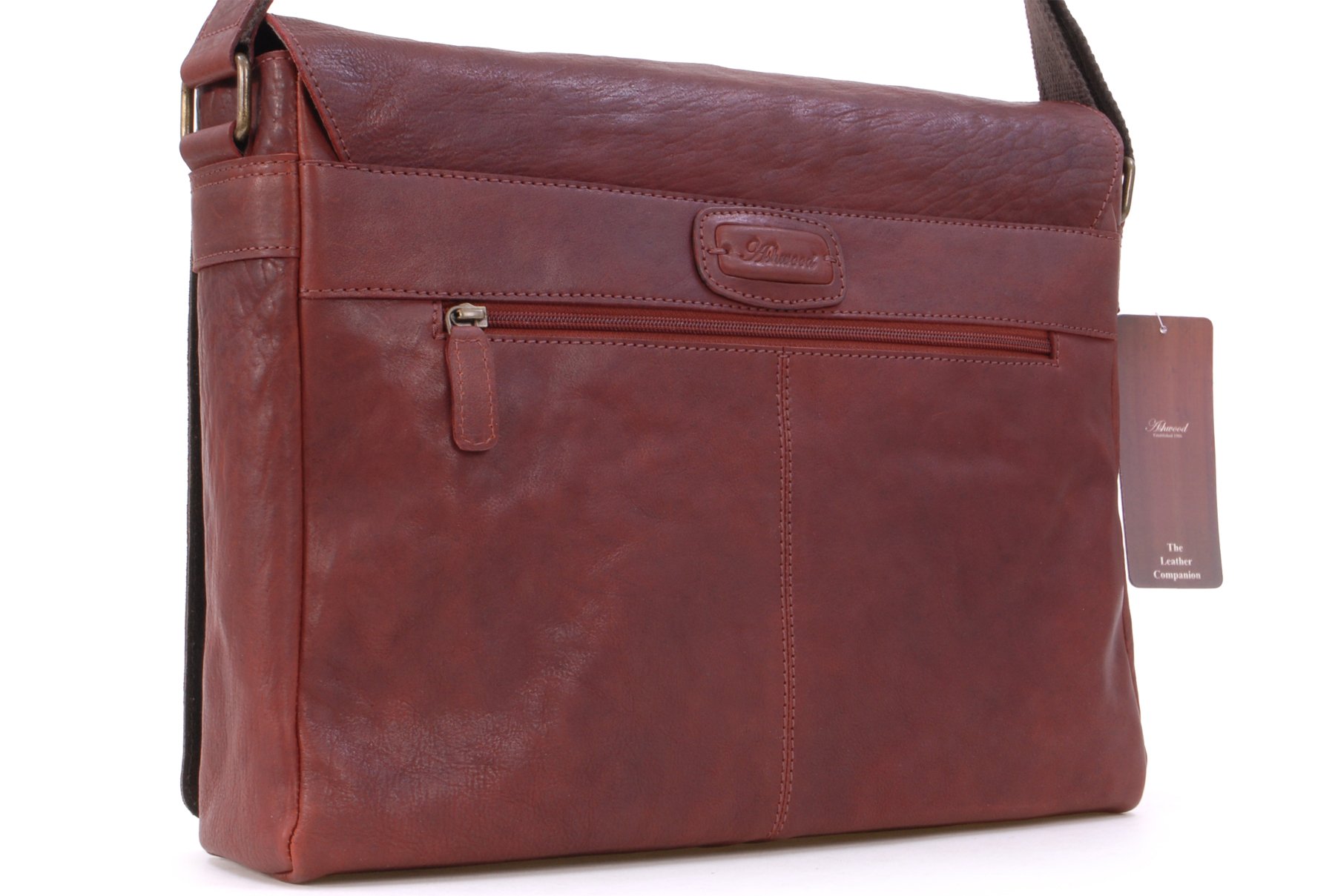 Ashwood Man Bags & Briefcases Pedro borsa messenger pelle Cognac capiente