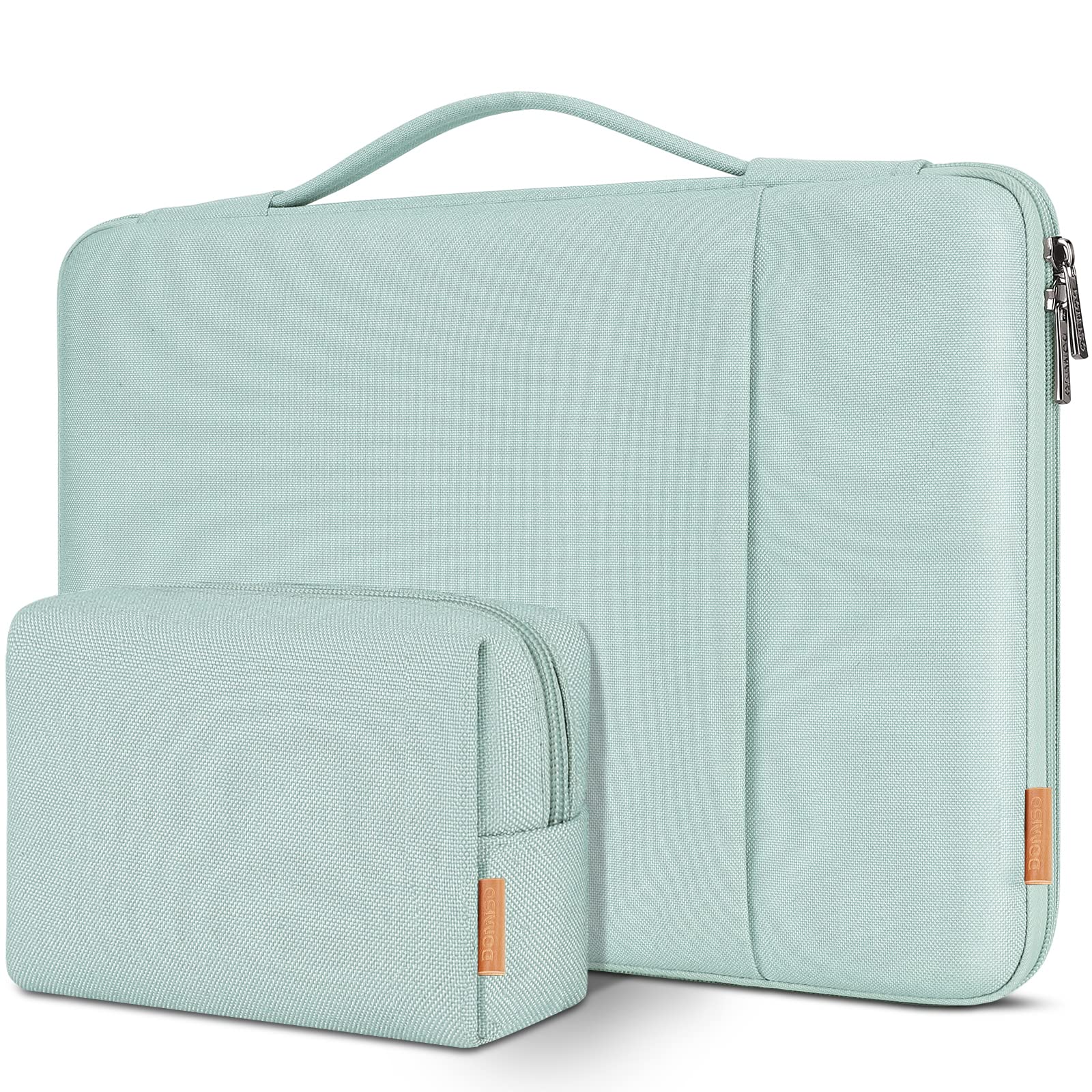 Domiso Laptop Sleeve 17,3 Pollici custodia laptop impermeabile verde menta