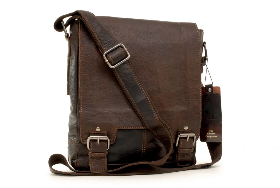 Ashwood Man Bags & Briefcases 8342 borsa a tracolla in pelle di bufalo A4