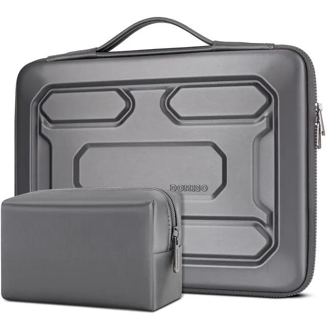 Domiso EVA Laptop Bag 17,3 pollici custodia laptop grigio scuro antiurto