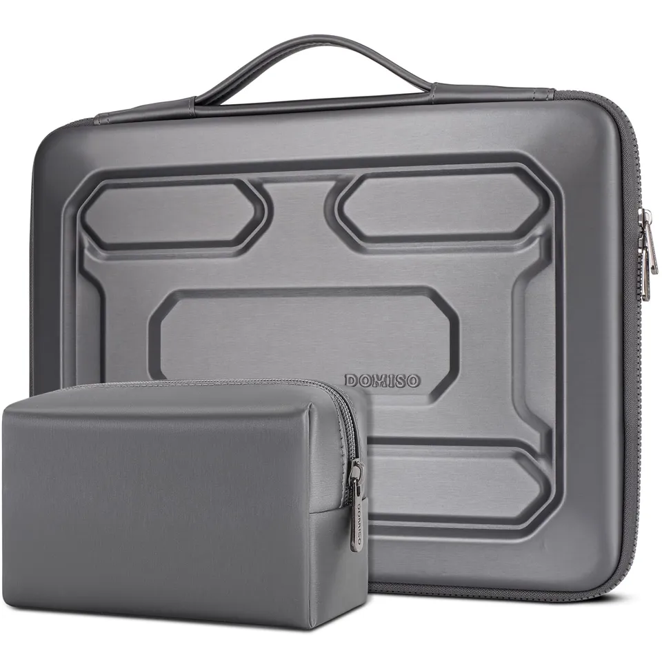 Domiso EVA Laptop Bag 17,3 pollici custodia laptop grigio scuro antiurto