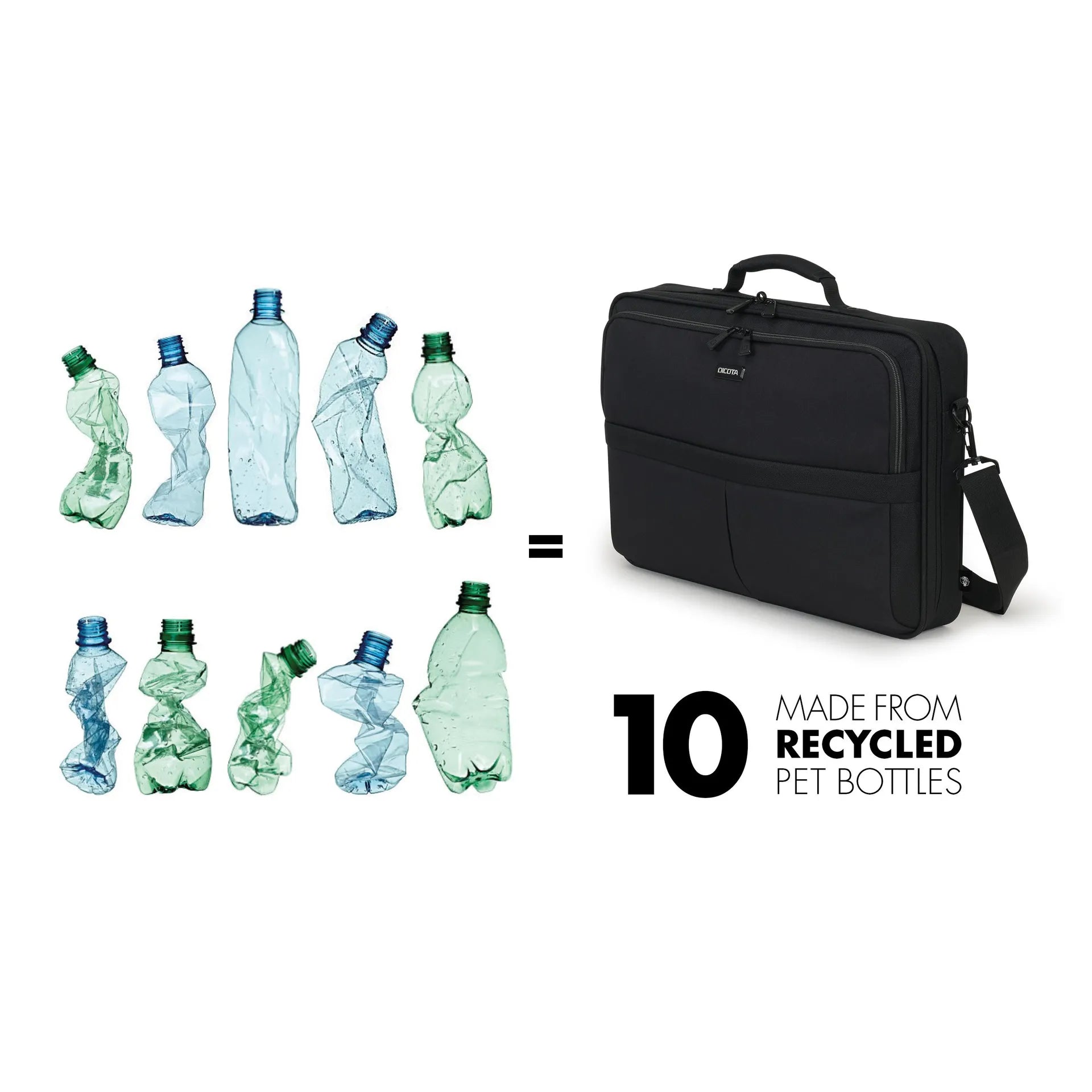 BASE XXO Laptop Bags Eco Multi SCALE 15-17.3 borsa laptop in PET riciclato