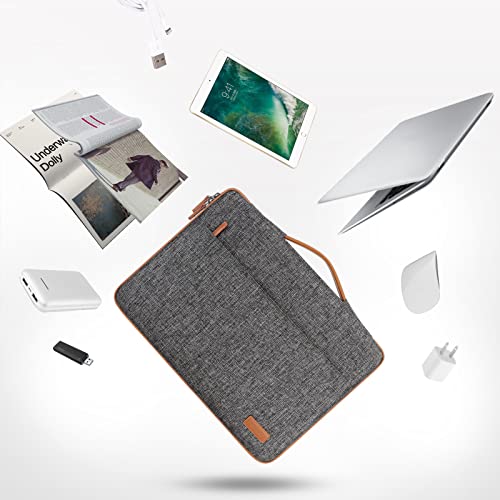 Domiso Laptop Sleeve custodia laptop 17,3" impermeabile con tasca esterna