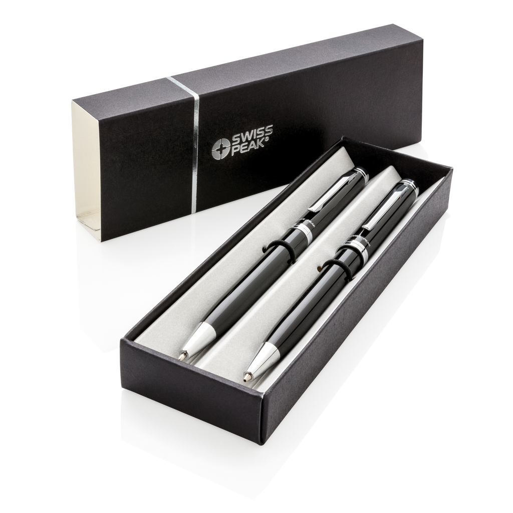 Swiss Peak Ufficio & Scrittura Luzern set penne nero con matita 0,7 mm
