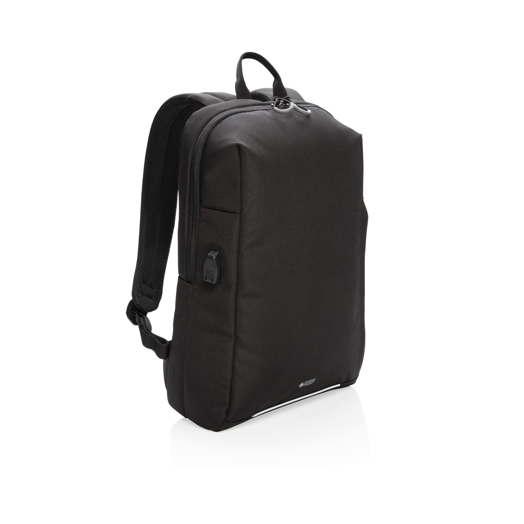Swiss Peak Zaini zaino porta PC RFID USB A AWARE nero 15,6″