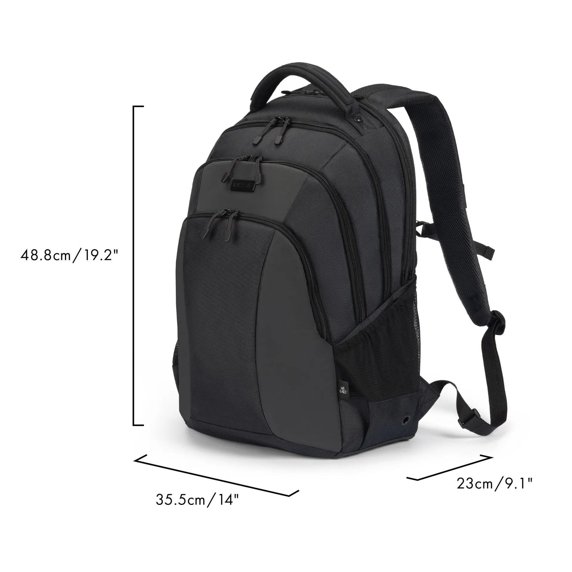 BASE XXO Backpacks SEEKER II zaino 13-16 nero in PET riciclato
