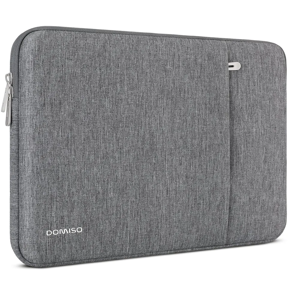 Domiso Laptop Sleeve 17,3 pollici custodia grigia impermeabile