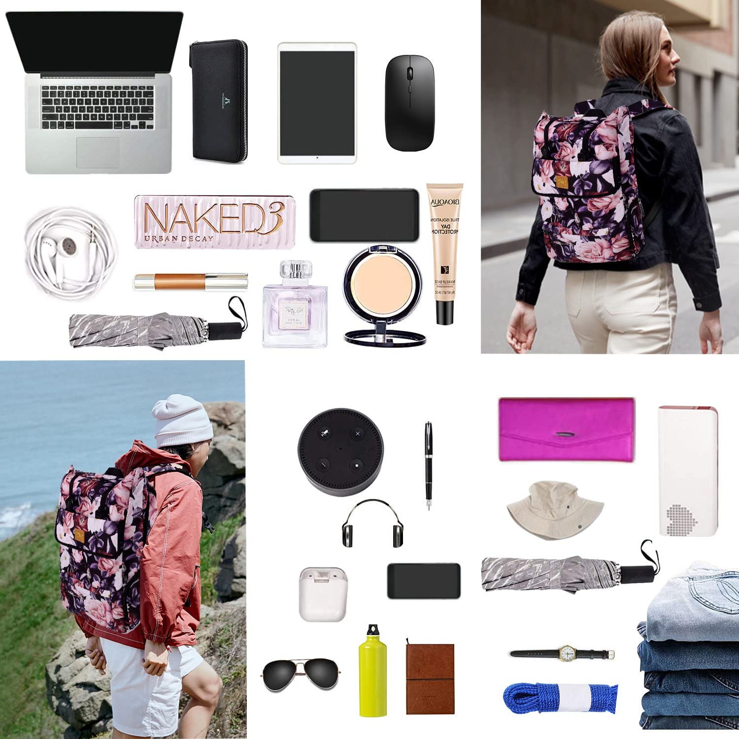 ZINZ Backpacks Penoy zaino laptop 15,6" espandibile 10-25 L