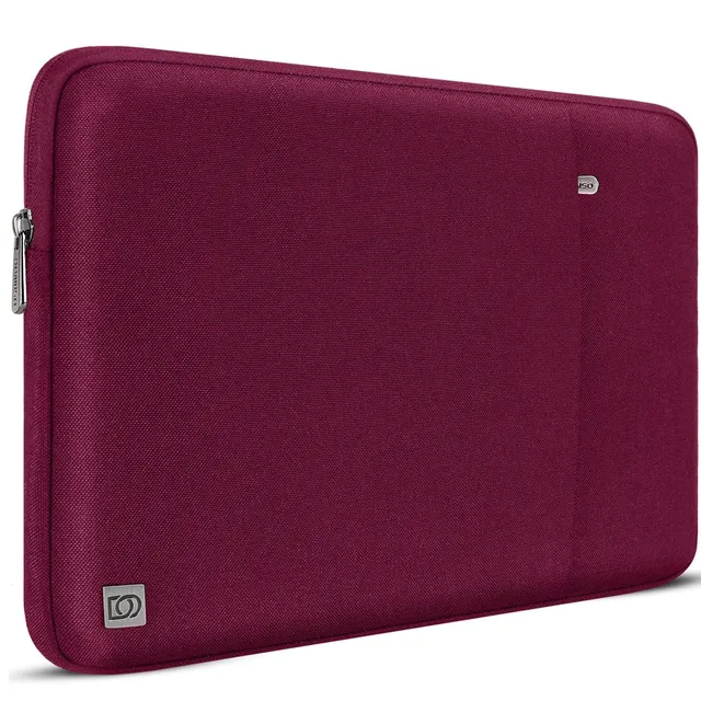 Domiso Laptop Sleeve 13,3 pollici custodia laptop vino rosso impermeabile