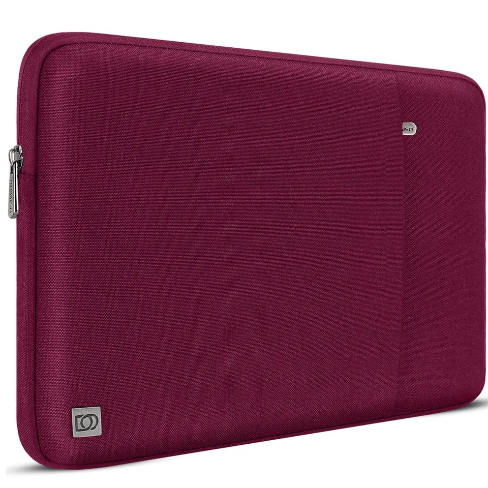 Domiso Laptop Sleeve 13,3 pollici custodia laptop vino rosso impermeabile