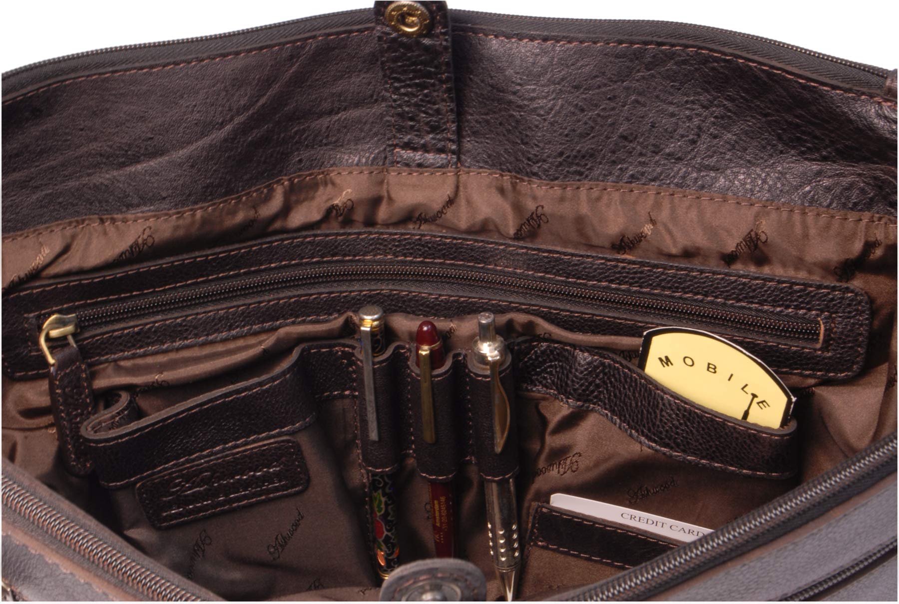 Ashwood Man Bags & Briefcases Pedro borsa messenger in pelle capiente