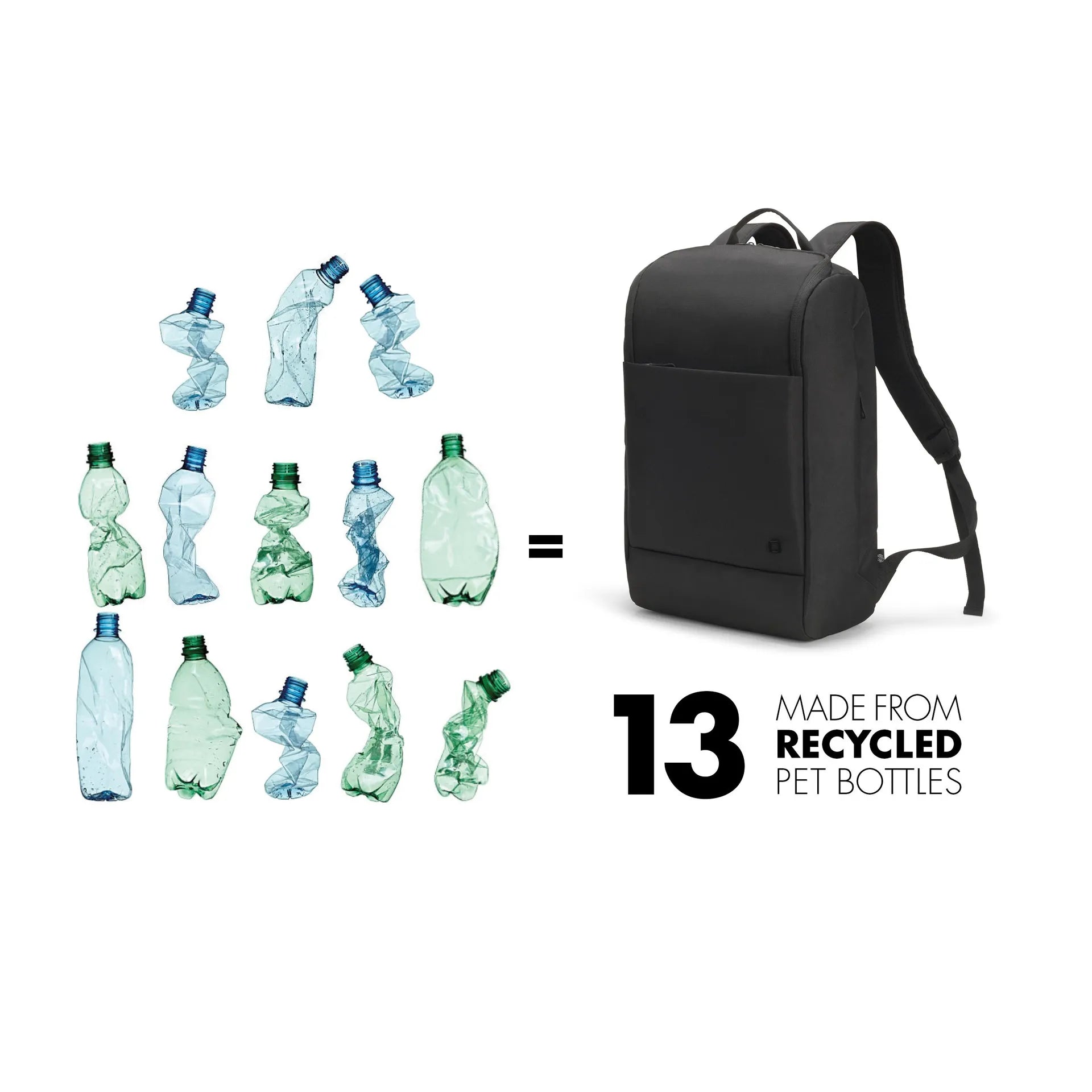 BASE XXO Backpacks Eco Backpack MOTION 13-15.6 zaino idrorepellente