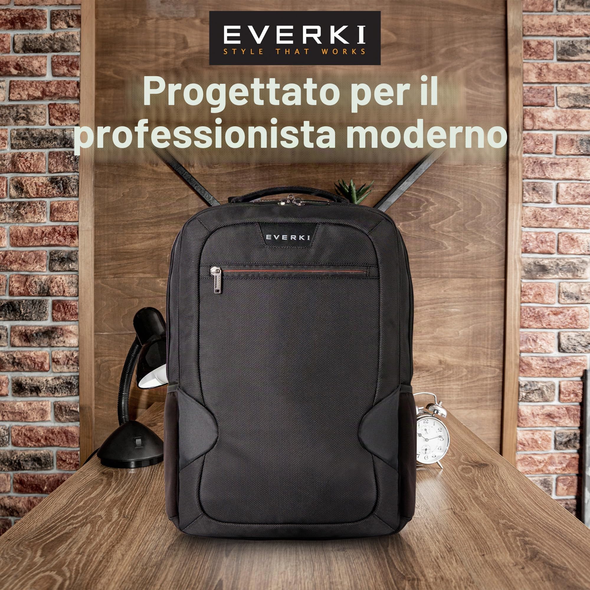 EVERKI Zaini per Portatile Studio Slim zaino 14 L laptop 15" idrorepellente