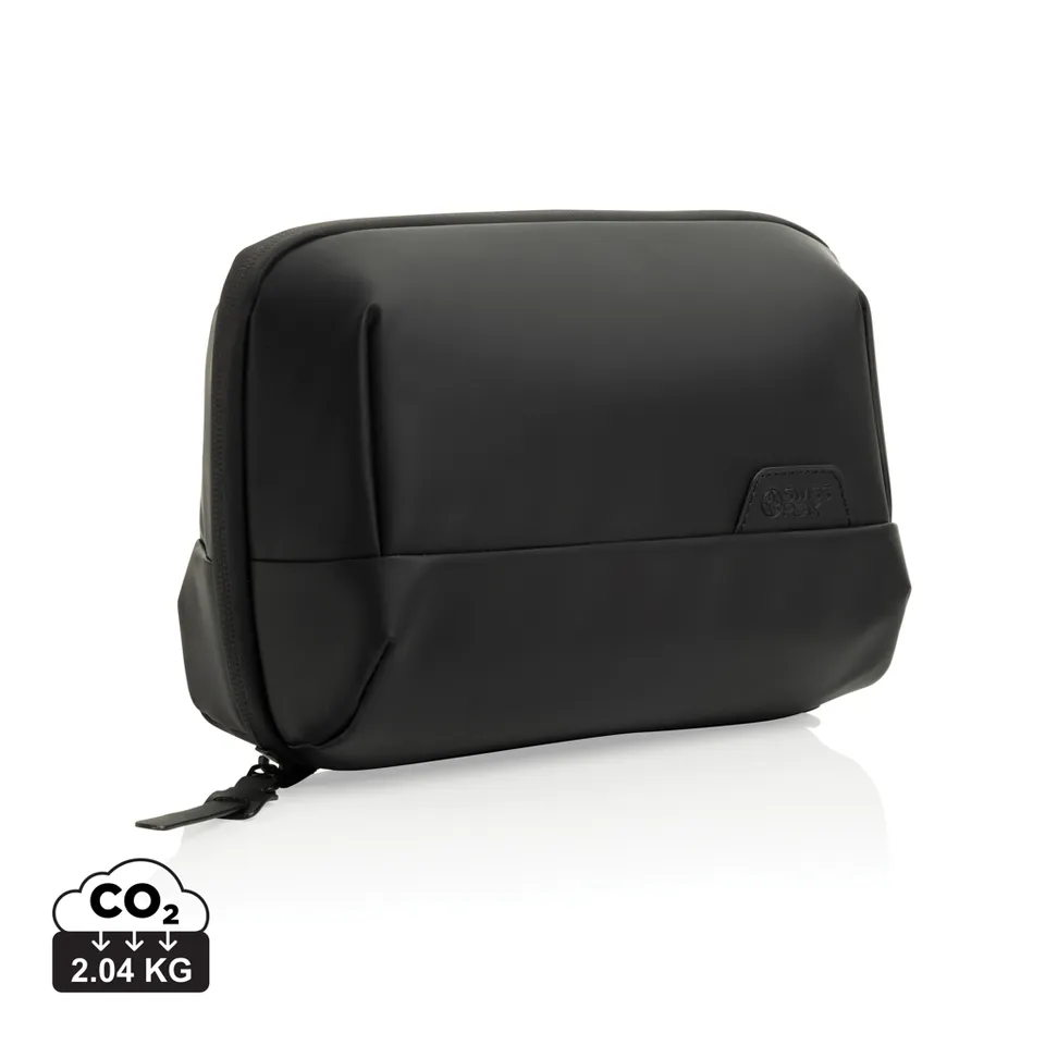 Swiss Peak OSLO pochette da viaggio nera 24×11×16 cm, fodera lavabile