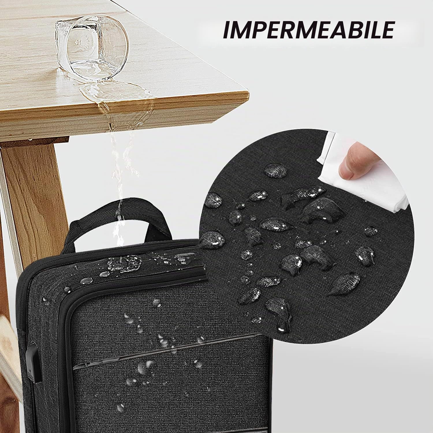 ZINZ Backpacks B05K01 zaino laptop 15–16 pollici espandibile