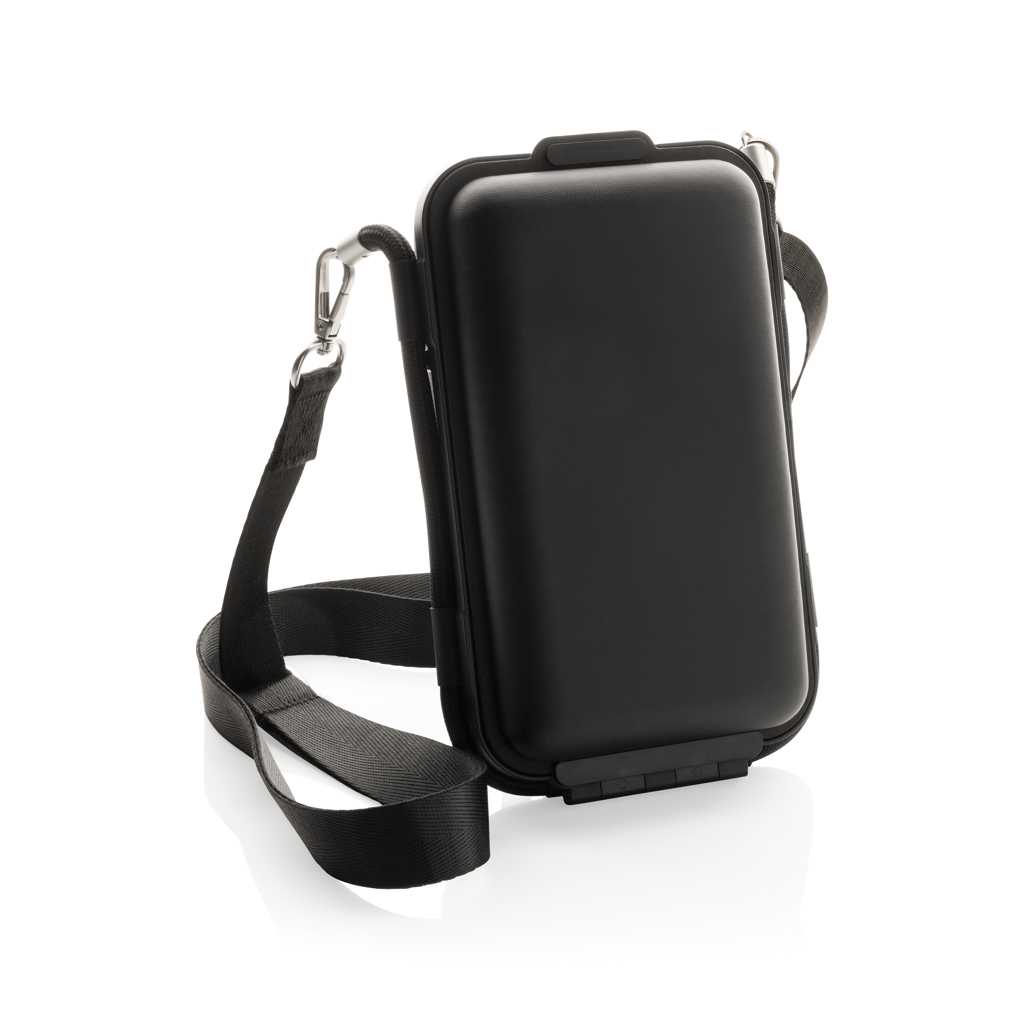 Swiss Peak Accessori da viaggio OSLO RCS custodia smartphone nera rigida