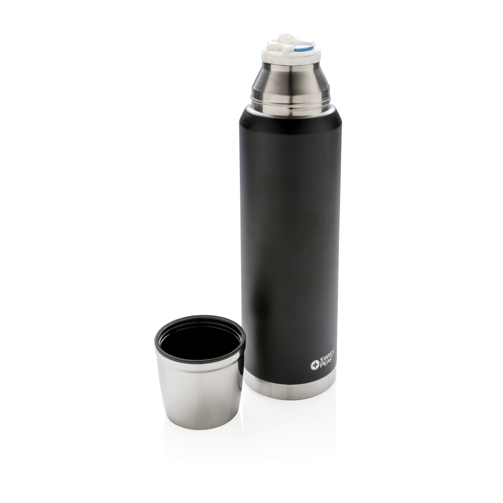 Swiss Peak Articoli per bevande Elite termos 1 L nero isolante