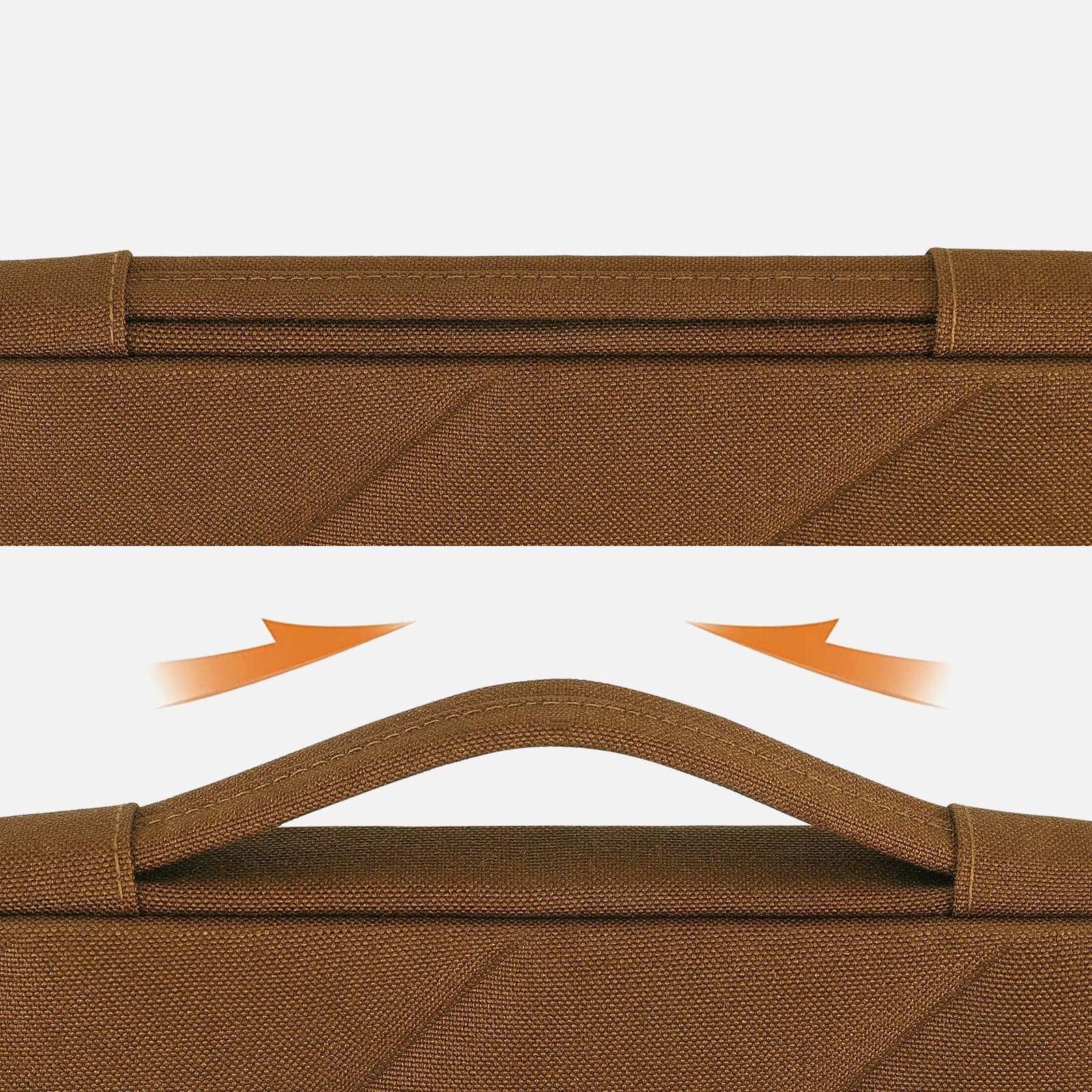Domiso Laptop Sleeve 17,3 pollici custodia caramello impermeabile