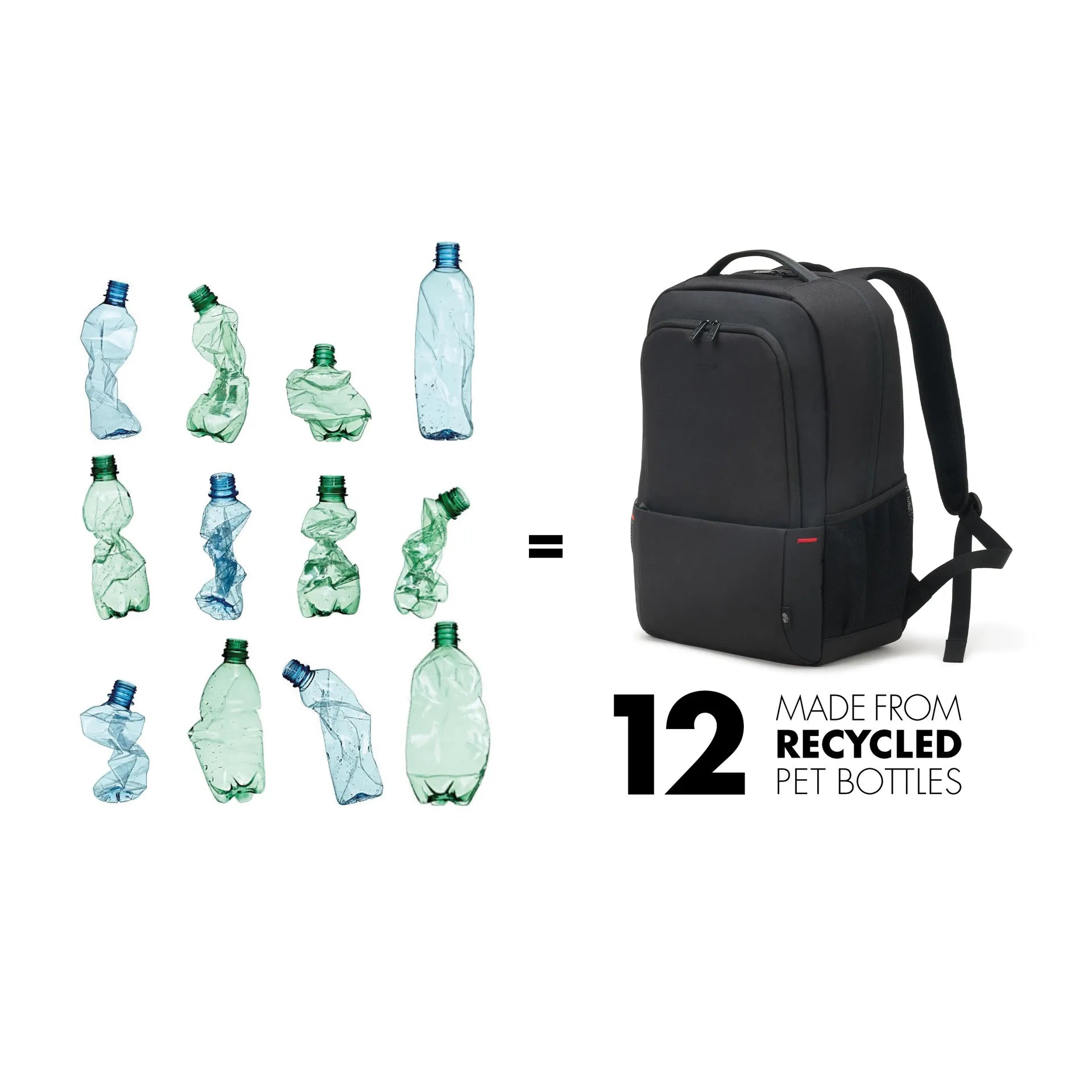BASE XXO Backpacks Eco Backpack Plus BASE 13-16 zaino laptop 13-16 pollici PET riciclato