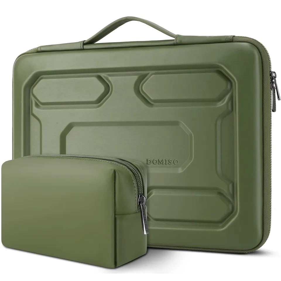 Domiso EVA Laptop Bag 17,3 pollici custodia laptop verde antiurto